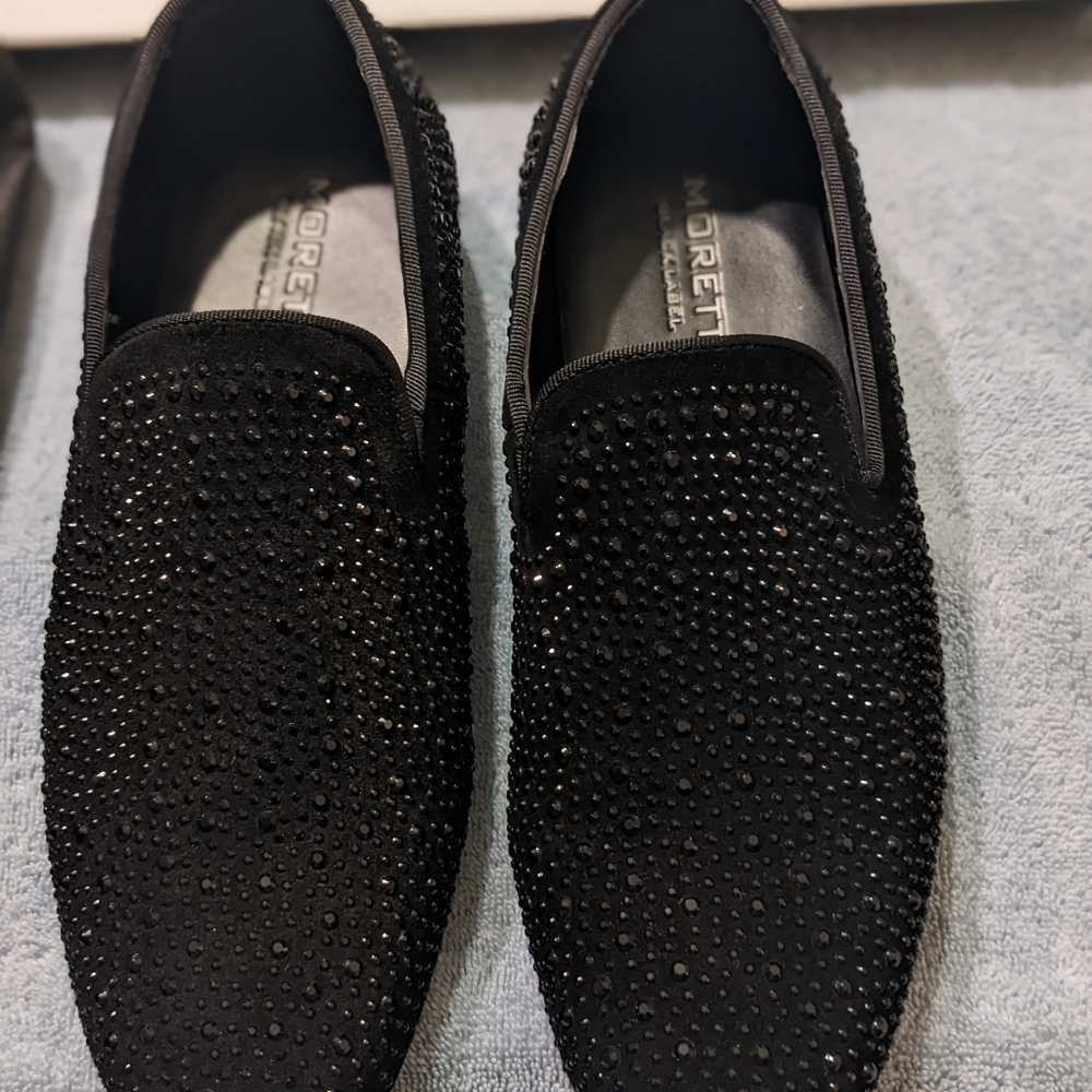 Moretti black label men's sz 7.5 shoes